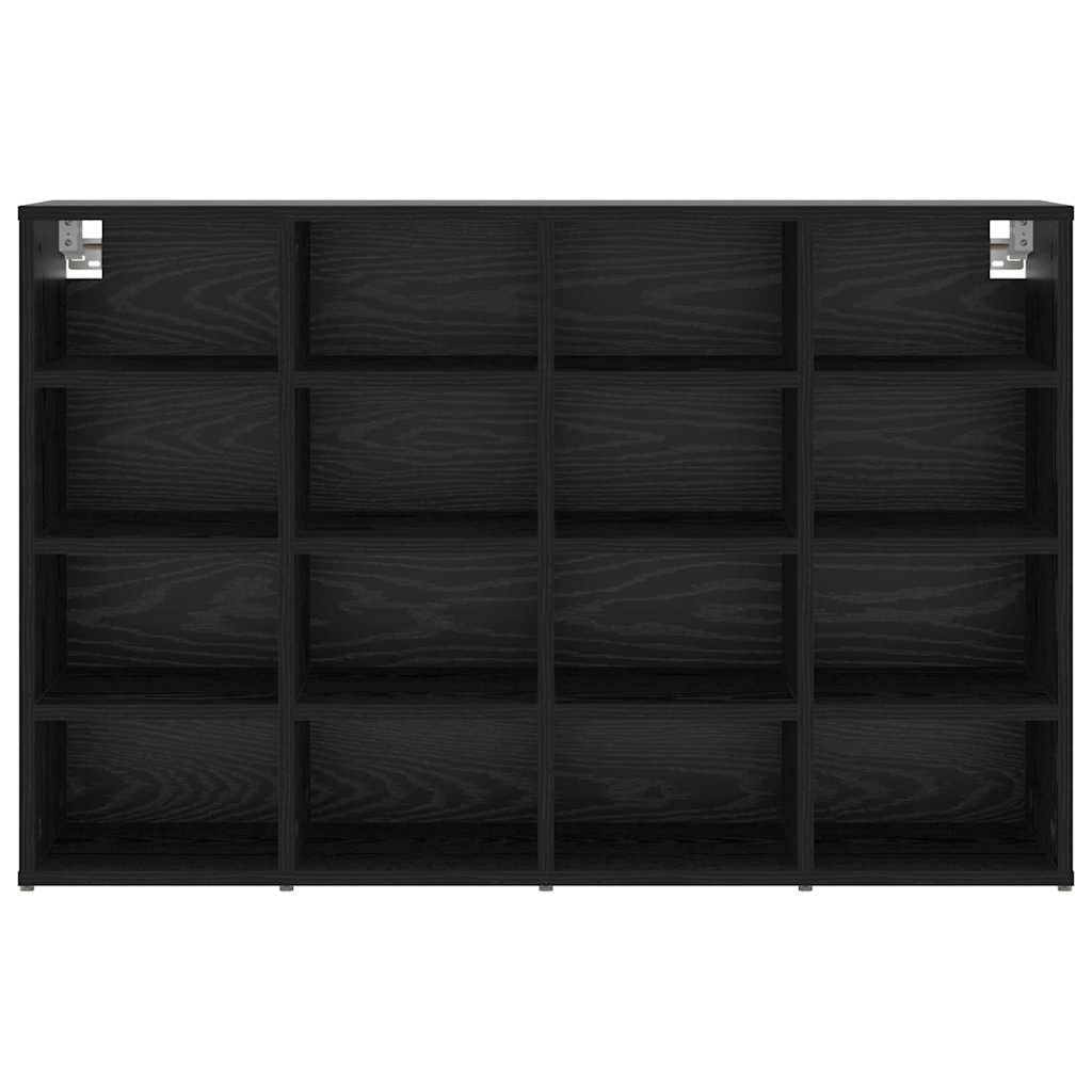 Shoe Cabinet Black Oak 103 x 30 x 67 cm Engineered Wood