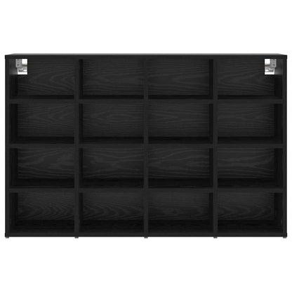 Shoe Cabinet Black Oak 103 x 30 x 67 cm Engineered Wood