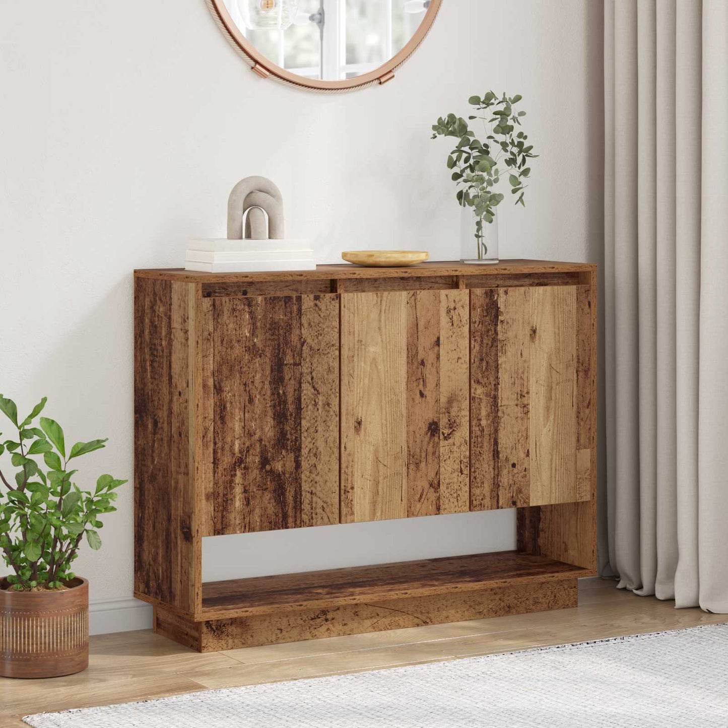 Sideboard Old Wood 97 x 29 x 75 cm Engineered Wood