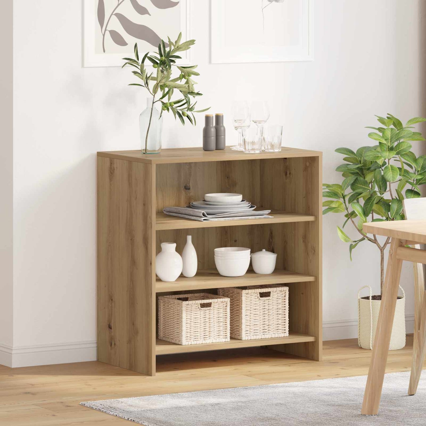 Sideboard Brown 70 x 41 x 75 cm Engineered Wood
