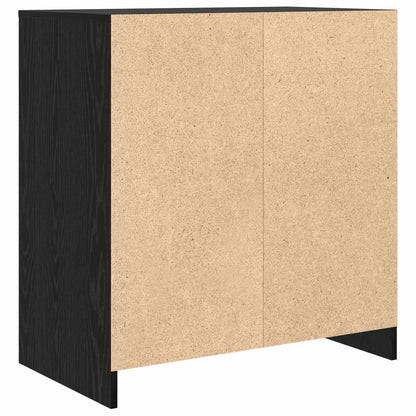 Sideboard Black Oak 70 x 41 x 75 cm Engineered Wood