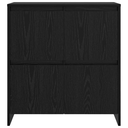Sideboard Black Oak 70 x 41 x 75 cm Engineered Wood