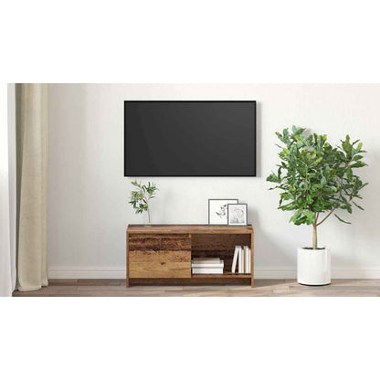 TV Cabinet Set Old Wood 90 x 35 x 40 cm Engineered Wood