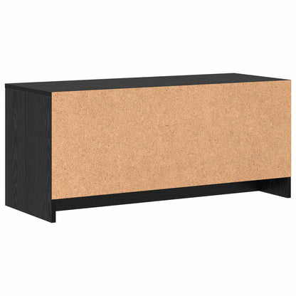 TV Cabinet Set Black Oak 90 x 35 x 40 cm Engineered Wood