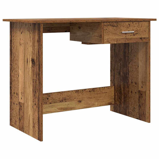 Desk with Drawer Old Wood 100 x 50 x 76 cm Engineered Wood