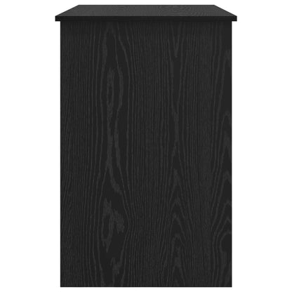 Desk Black Oak 100 x 50 x 76 cm Engineered Wood