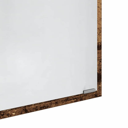 Mirror Wall-mounted Old Wood 90 x 8.5 x 37 cm Engineered Wood