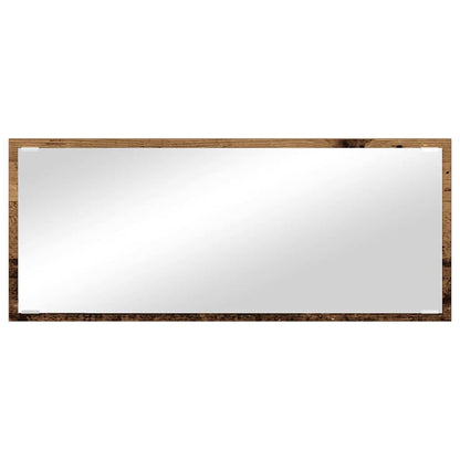 Mirror Wall-mounted Old Wood 90 x 8.5 x 37 cm Engineered Wood