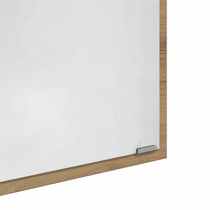 Mirror with Mirror Artisan Oak 90 x 8.5 x 37 cm Engineered Wood