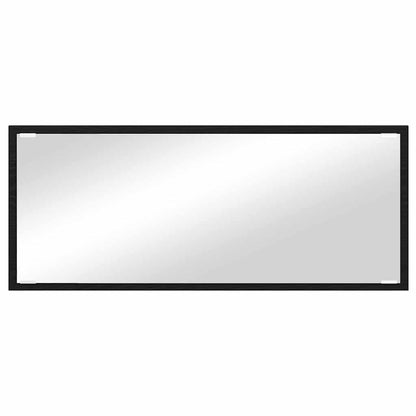 Mirror Wall-mounted Black Oak 90 x 8.5 x 37 cm Engineered Wood