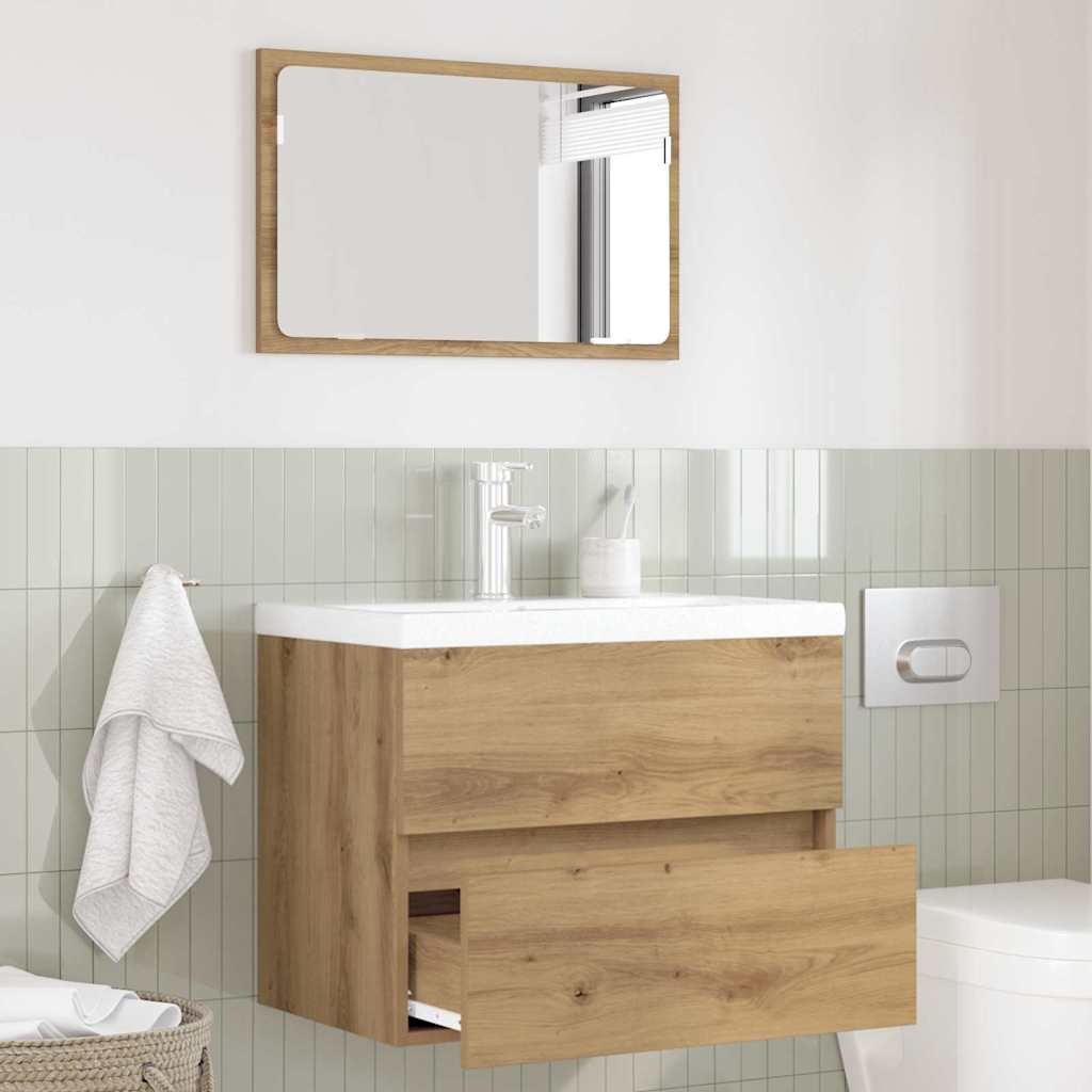 Bathroom Furniture Set with Drawer 2 pcs Artisan Oak