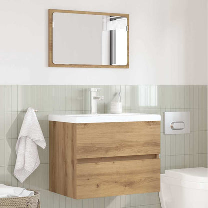 Bathroom Furniture Set with Drawer 2 pcs Artisan Oak