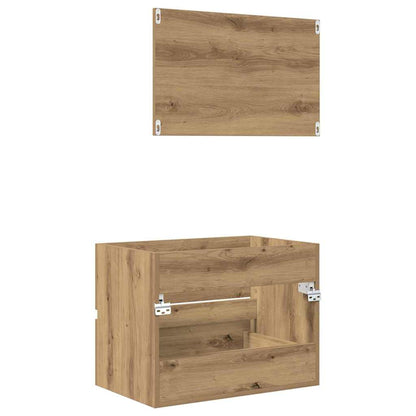 Bathroom Furniture Set with Drawer 2 pcs Artisan Oak