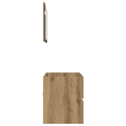 Bathroom Furniture Set with Drawer 2 pcs Artisan Oak