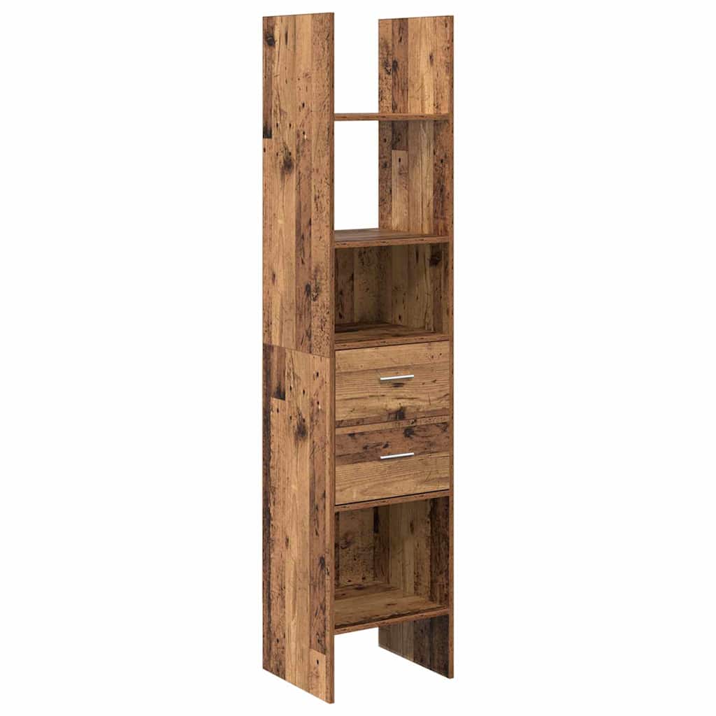 Book Cabinet Old wood 40 x 35 x 180 cm Engineered wood