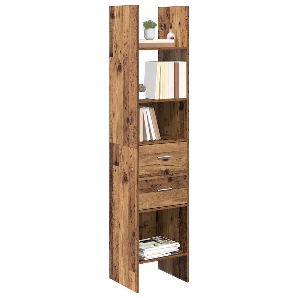 Book Cabinet Old wood 40 x 35 x 180 cm Engineered wood