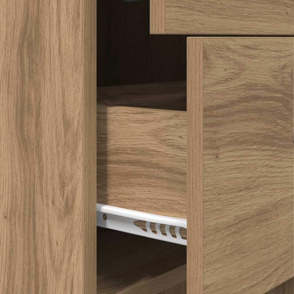 Book Cabinet Artisan oak 40 x 35 x 180 cm Engineered wood