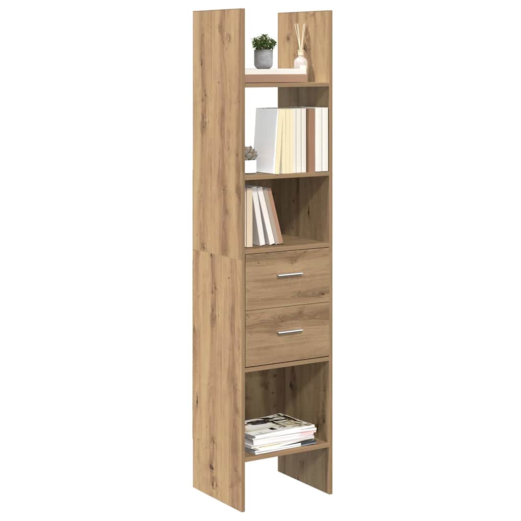 Book Cabinet Artisan oak 40 x 35 x 180 cm Engineered wood
