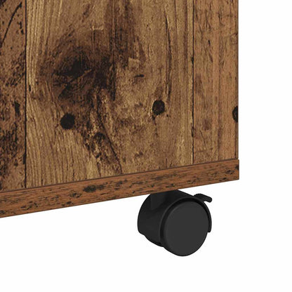 Coffee Table Old Wood 75 x 75 x 38 cm Engineered Wood