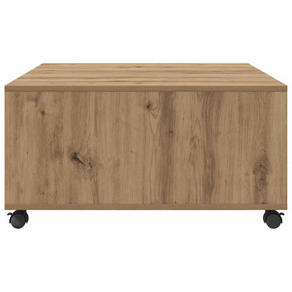 Coffee Table Artisan Oak 75 x 75 x 38 cm Engineered Wood