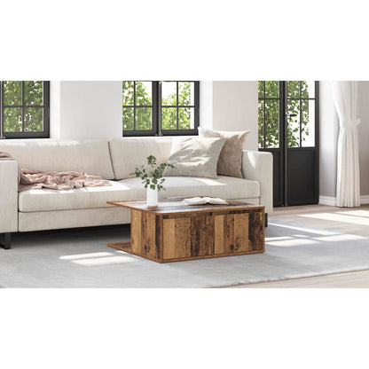 Coffee Table Old wood 80 x 80 x 31 cm Engineered wood