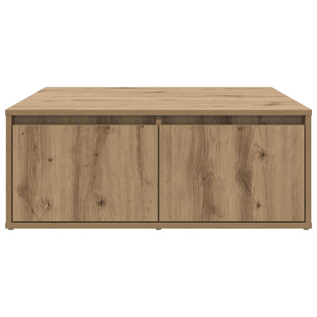 Coffee Table Artisan oak 80 x 80 x 31 cm Engineered Wood