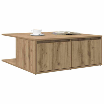 Coffee Table Artisan oak 80 x 80 x 31 cm Engineered Wood