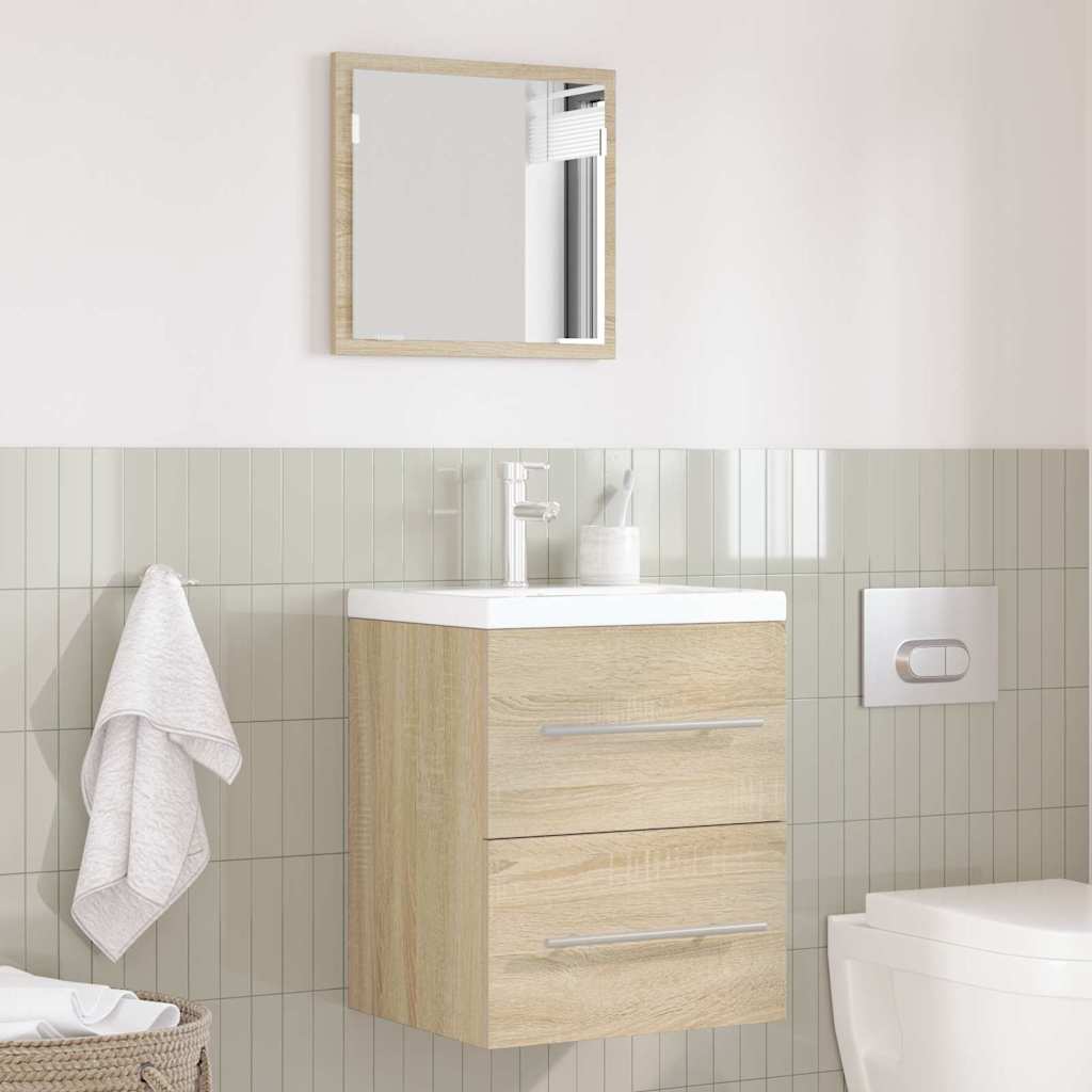 Bathroom Furniture Set with Drawer Brown 41 x 38.5 x 48 cm