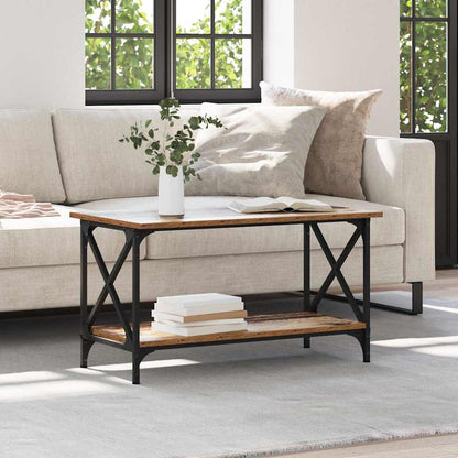 Coffee Table Old wood 80 x 45 x 45.5 cm Engineered wood