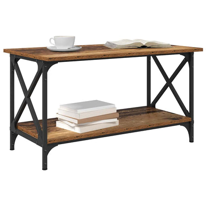 Coffee Table Old wood 80 x 45 x 45.5 cm Engineered wood