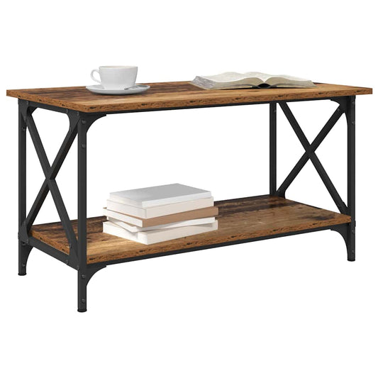 Coffee Table Old wood 80 x 45 x 45.5 cm Engineered Wood