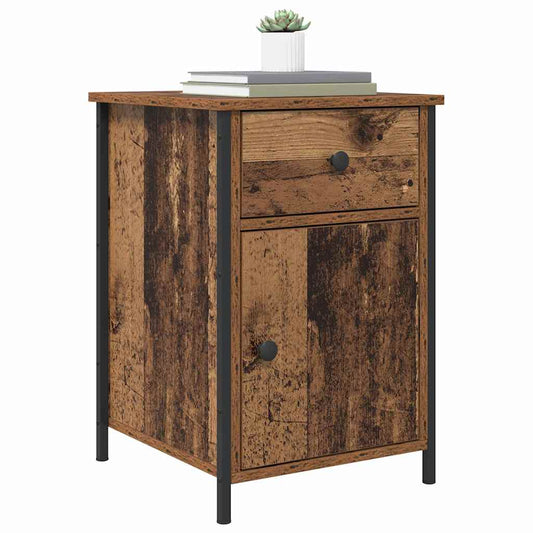 Bedside Cabinet Old Wood 40 x 42 x 60 cm Engineered Wood