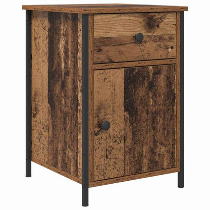 Bedside Cabinet 2 pcs Old Wood 40 x 42 x 60 cm Engineered Wood