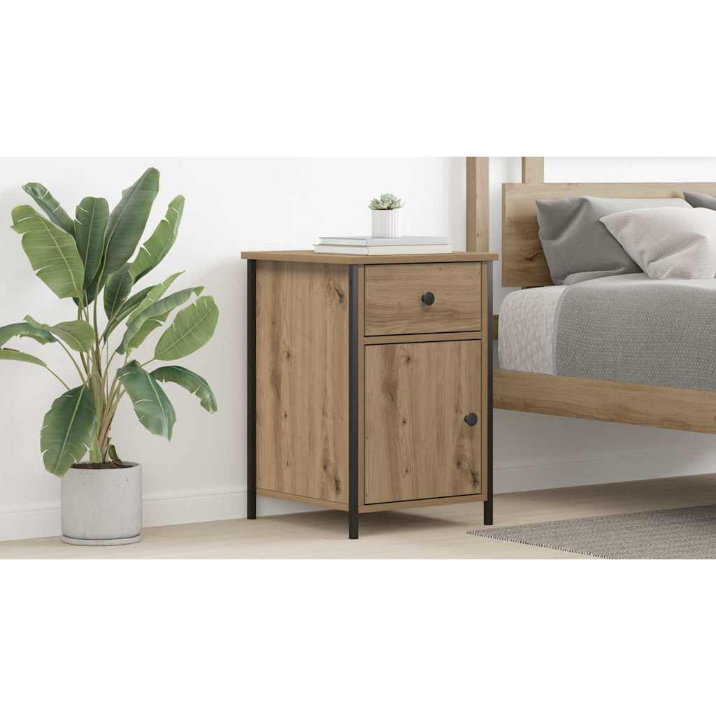 Bedside Cabinet Artisan Oak 40 x 42 x 60 cm Engineered Wood