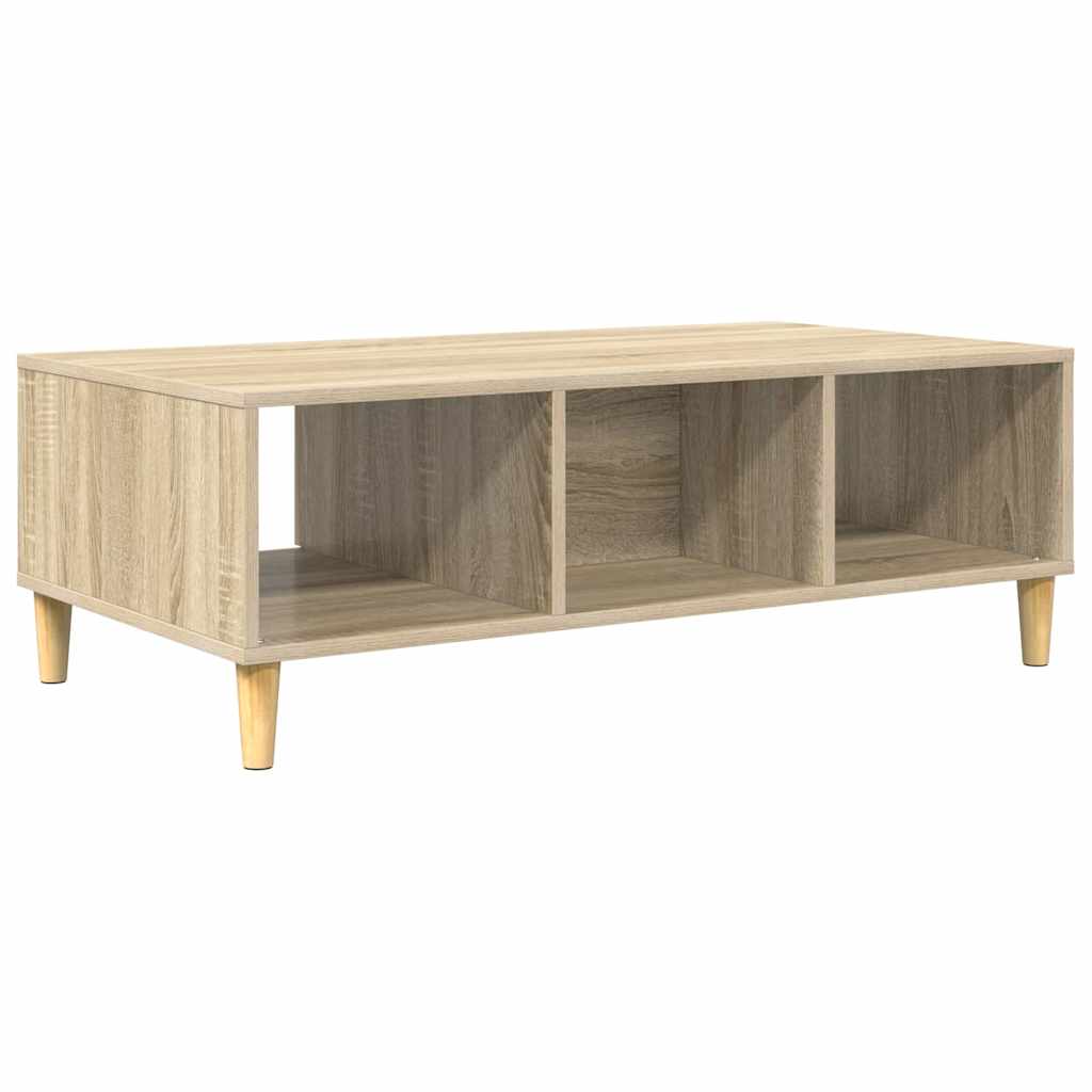 Coffee Table Sonoma Oak 102 x 55 x 35 cm Engineered Wood