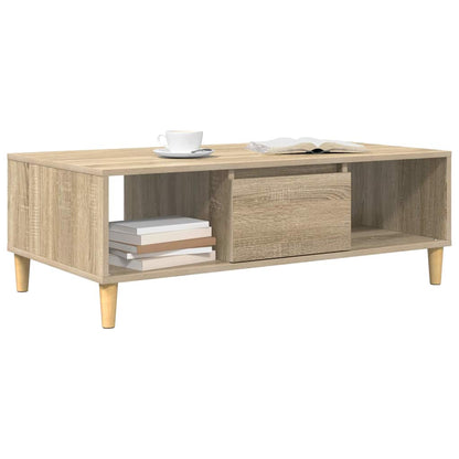 Coffee Table Sonoma Oak 102 x 55 x 35 cm Engineered Wood