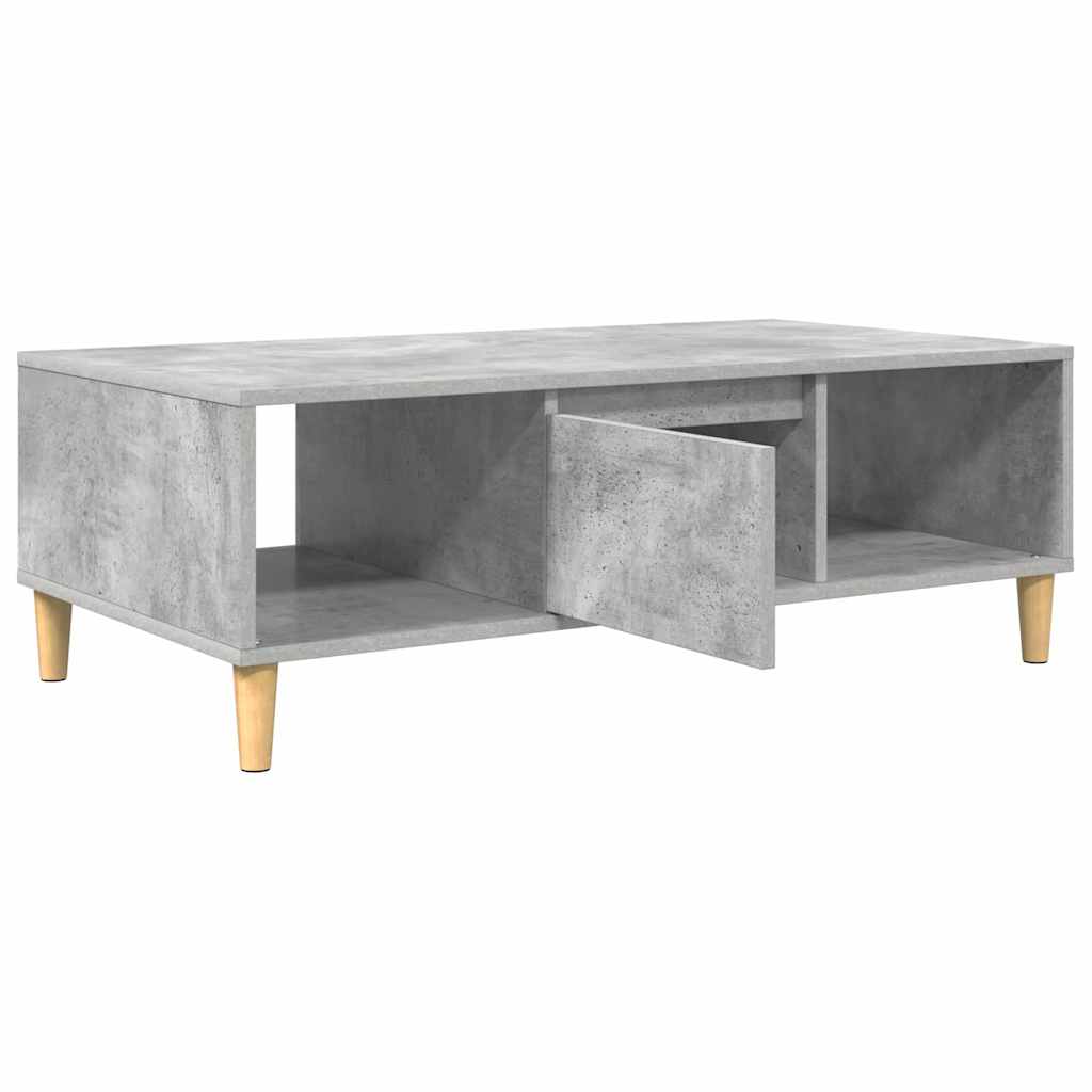 Coffee Table Concrete Grey 102 x 55 x 35 cm Engineered Wood
