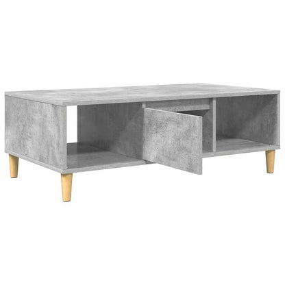 Coffee Table Concrete Grey 102 x 55 x 35 cm Engineered Wood