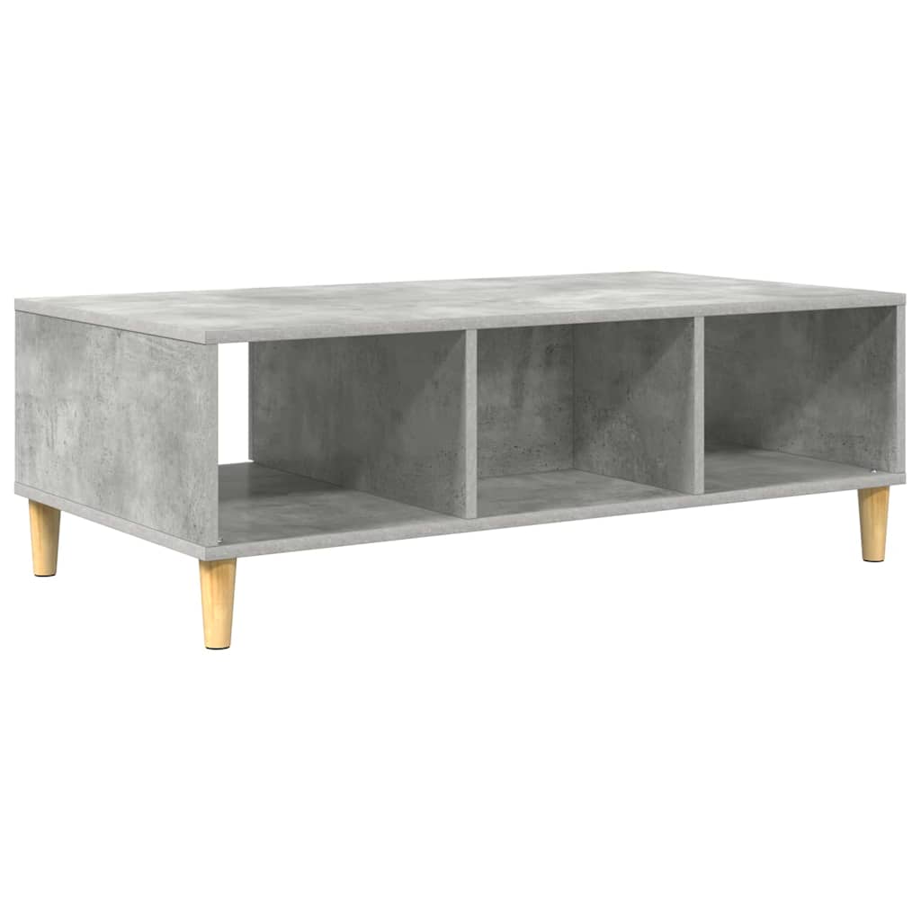 Coffee Table Concrete Grey 102 x 55 x 35 cm Engineered Wood