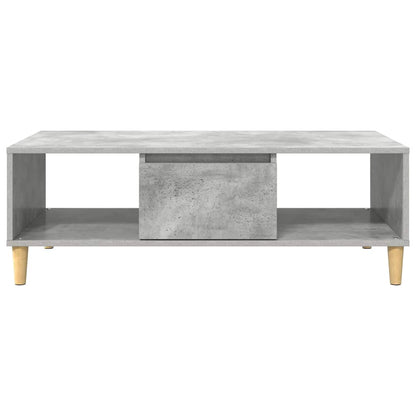 Coffee Table Concrete Grey 102 x 55 x 35 cm Engineered Wood