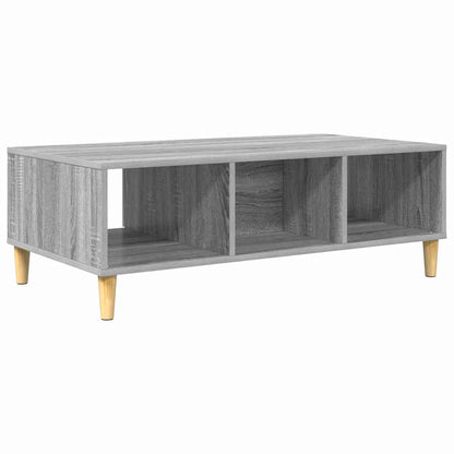 Coffee Table Grey Sonoma 102 x 55 x 35 cm Engineered Wood