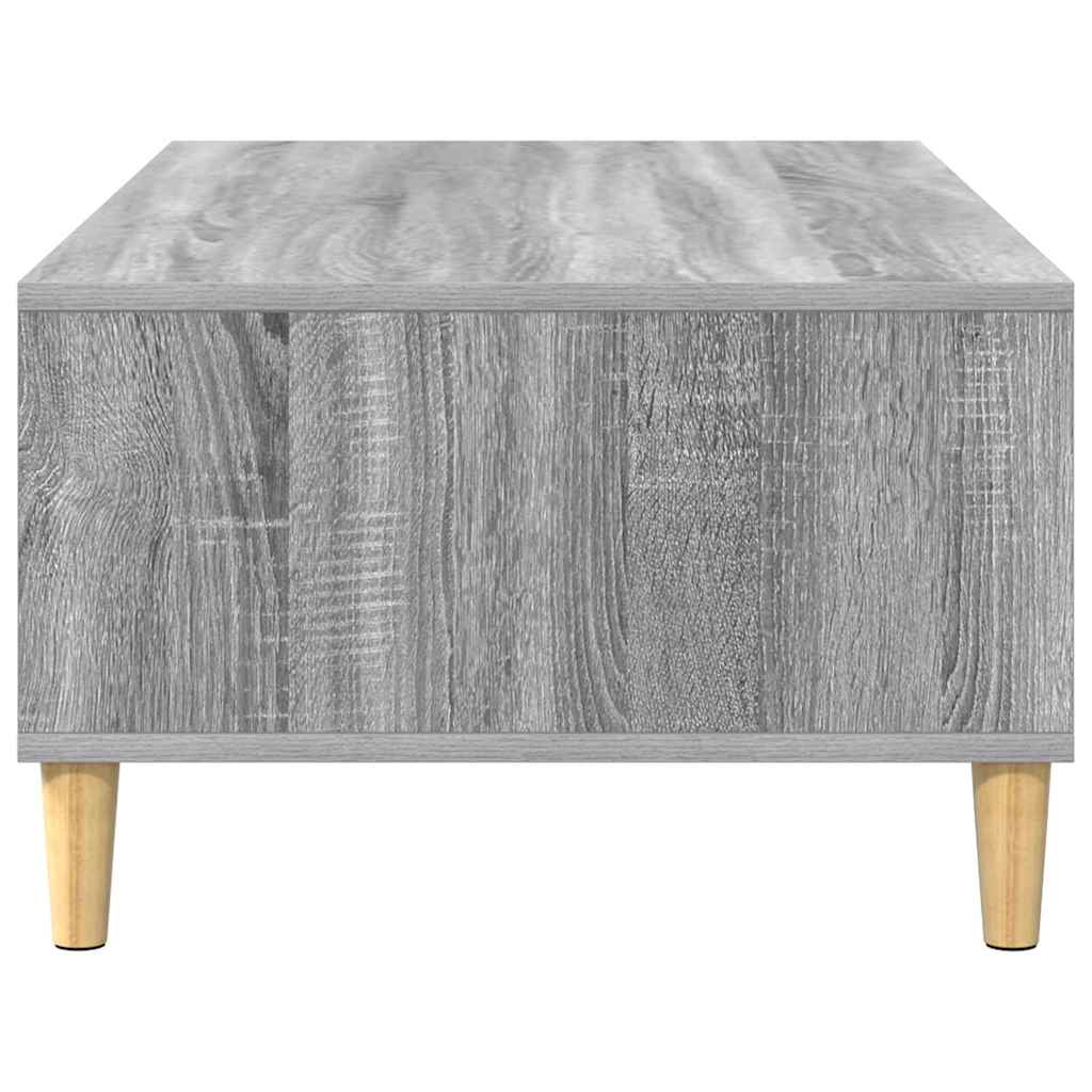 Coffee Table Grey Sonoma 102 x 55 x 35 cm Engineered Wood