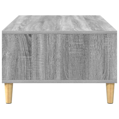 Coffee Table Grey Sonoma 102 x 55 x 35 cm Engineered Wood