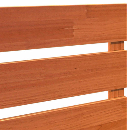 Headboard Wax Brown 200.5 x 3 x 80 cm Solid Pine Wood