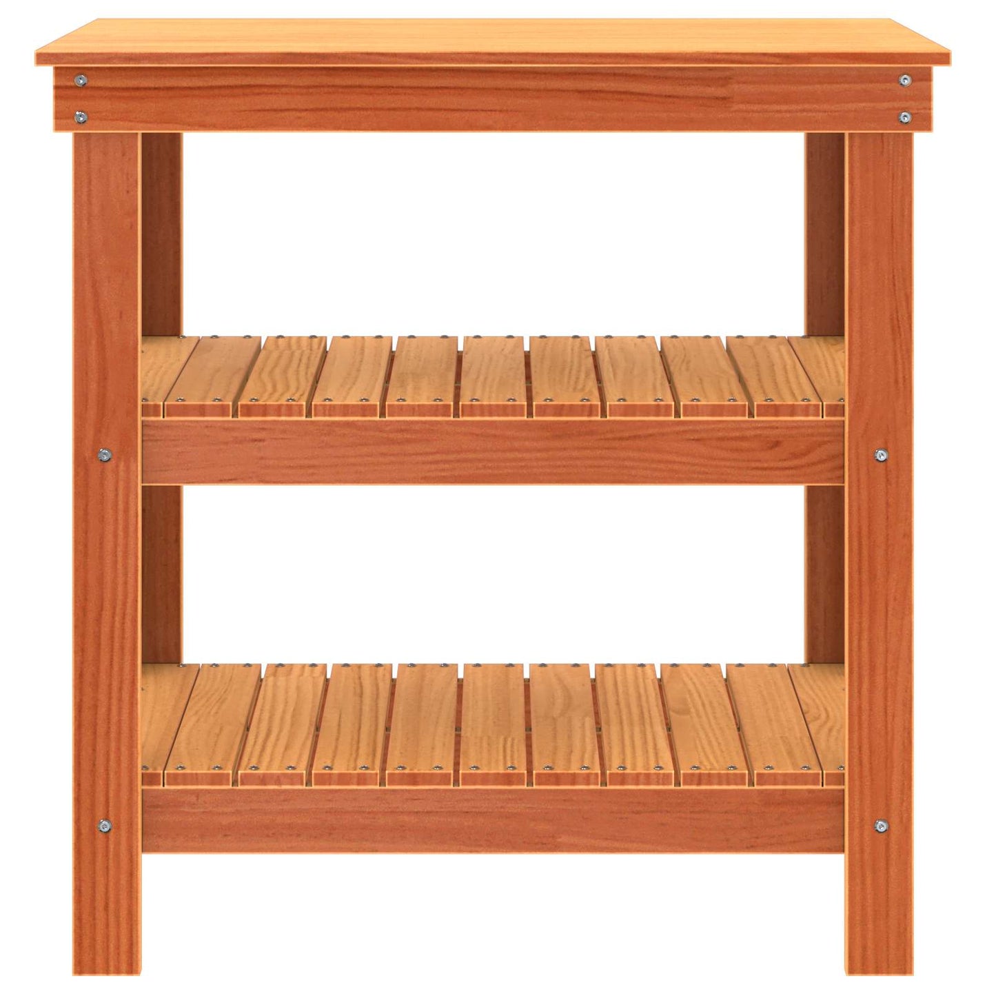 Work Bench with Shelf 78.5 x 50 x 80 cm Solid Pine Wood