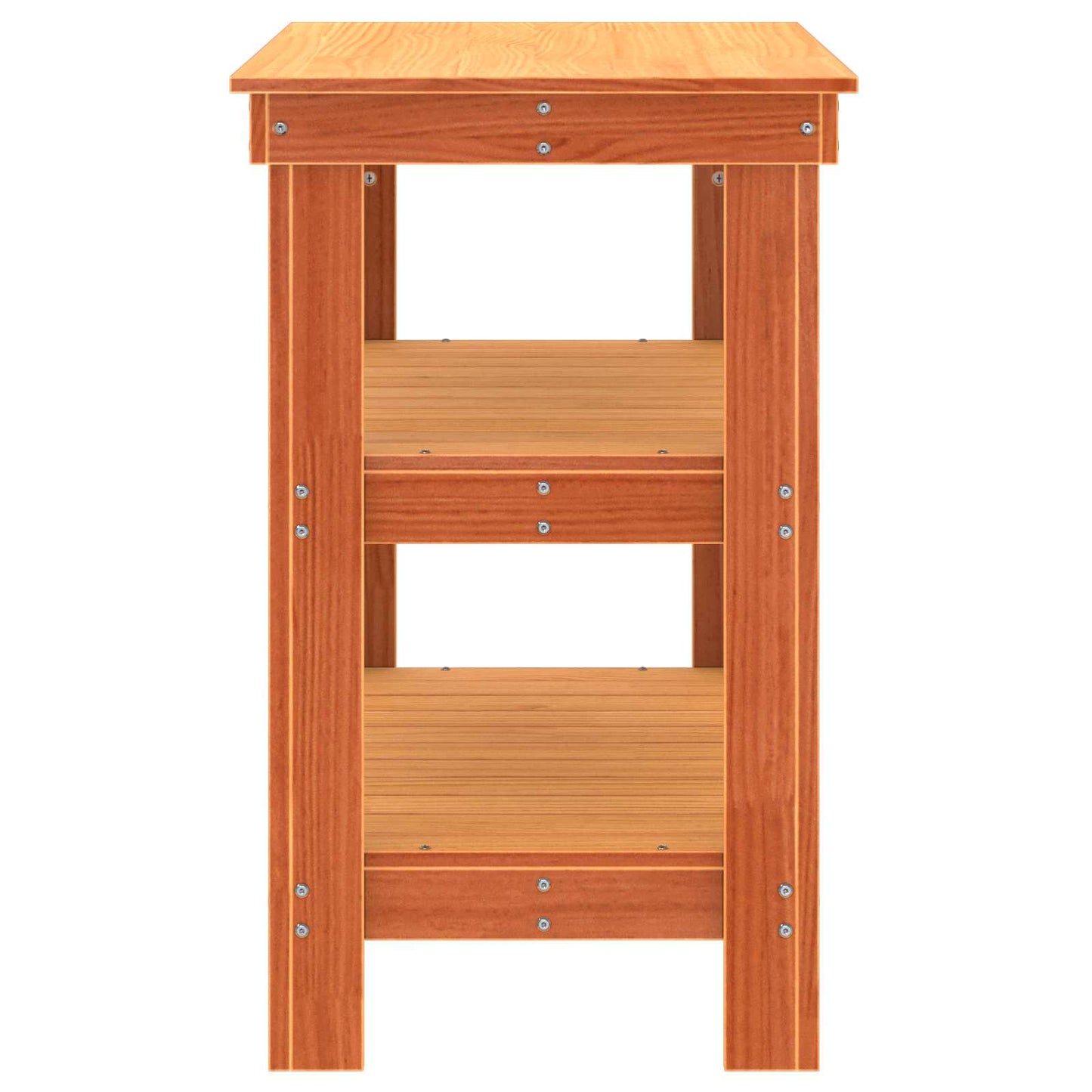 Work Bench with Shelf 78.5 x 50 x 80 cm Solid Pine Wood