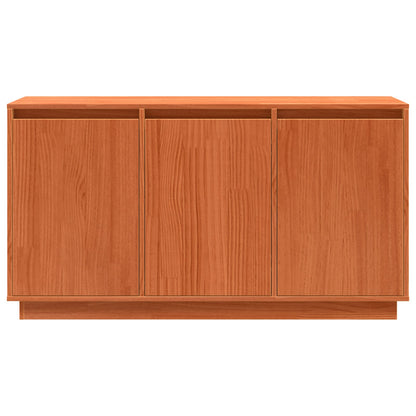 Sideboard Brown Oak 111 x 34 x 60 cm Solid Pine Wood