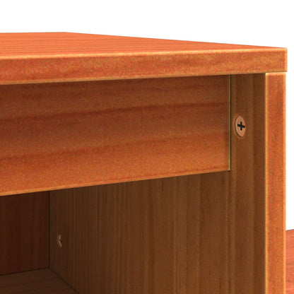 Bedside Cabinet Wax Brown 60 x 34 x 51 cm Engineered Wood
