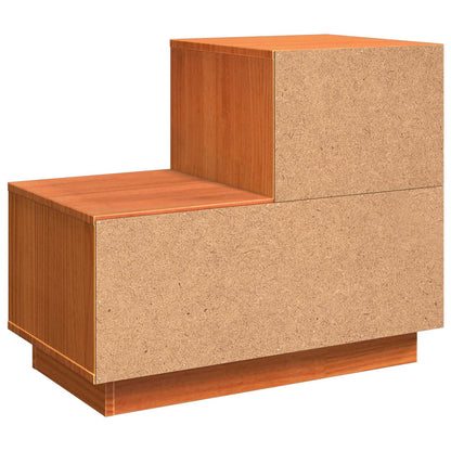 Bedside Cabinet Wax Brown 60 x 34 x 51 cm Engineered Wood