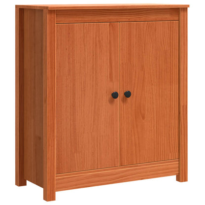 Sideboard Wax Brown 70 x 35 x 80 cm Solid Pine Wood